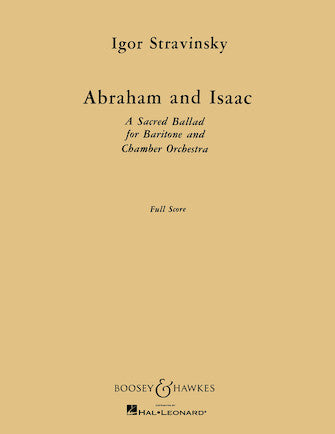 Stravinsky: Abraham and Isaac