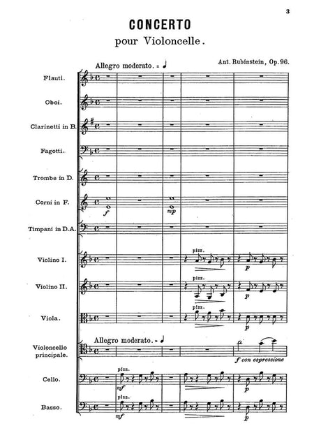 Rubinstein: Cello Concerto No. 2, Op. 96