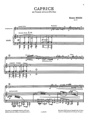 Bozza: Caprice, Op. 47