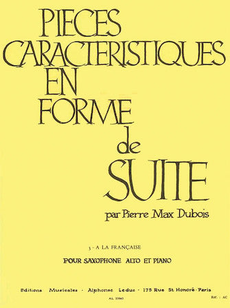 Dubois: Pieces Caracteristiques, Op. 77, No. 3 - A La Francaise