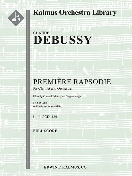 Debussy: Première Rhapsodie