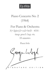 Lloyd: Piano Concerto No. 2