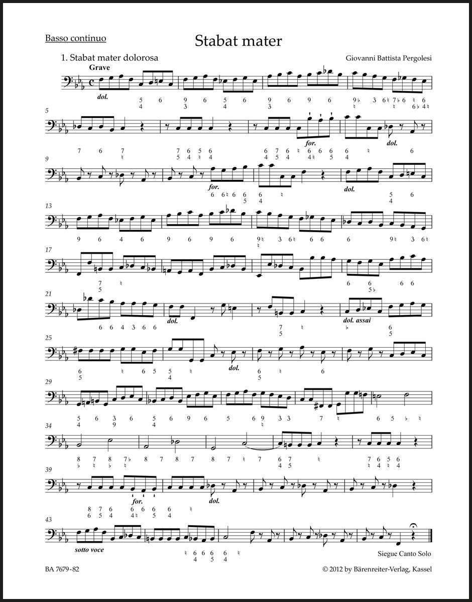 Pergolesi: Stabat mater