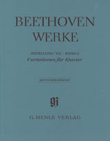 Beethoven: Variations for Piano