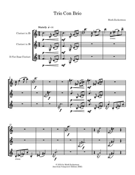Zuckerman: Trio Con Brio