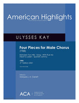 Kay: Four Pieces for Male Chorus