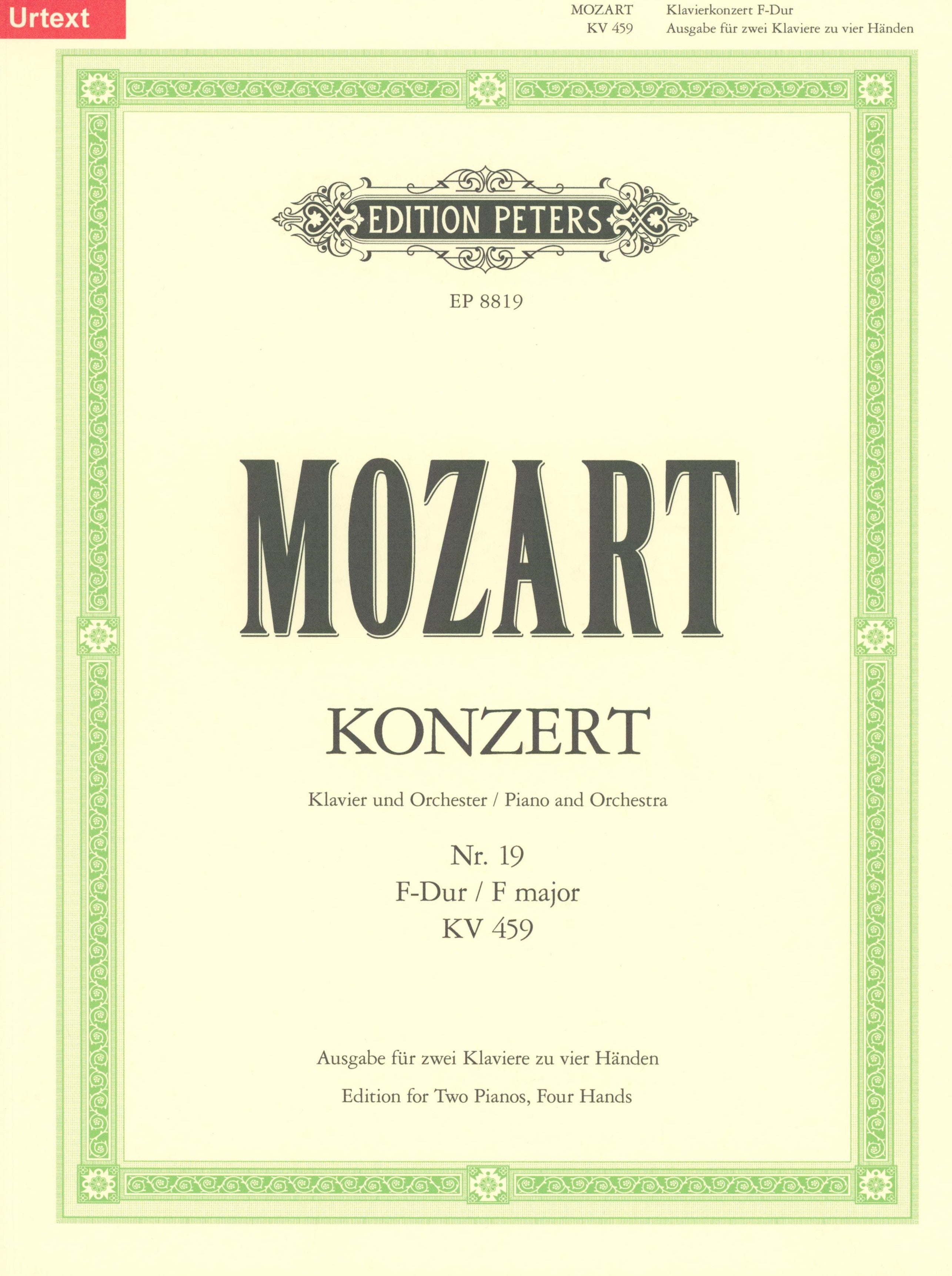 Mozart: Piano Concerto No. 19 in F Major, K. 459 – Ficks Music