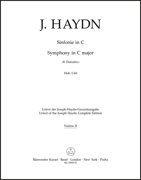 Haydn: Symphony in C Major, Hob. I:60