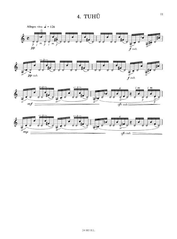 Sheet music composed by Roland Dyens (1955-2016) – Ficks Music