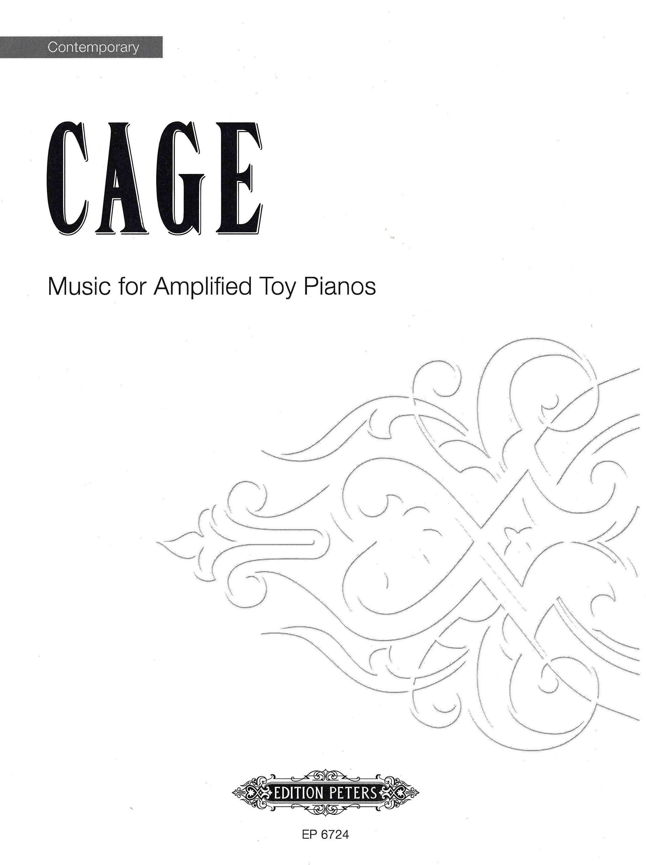 Cage: Music for Amplified Toy Pianos – Ficks Music