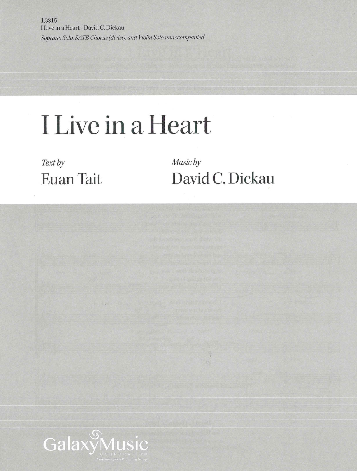Dickau: I Live in a Heart