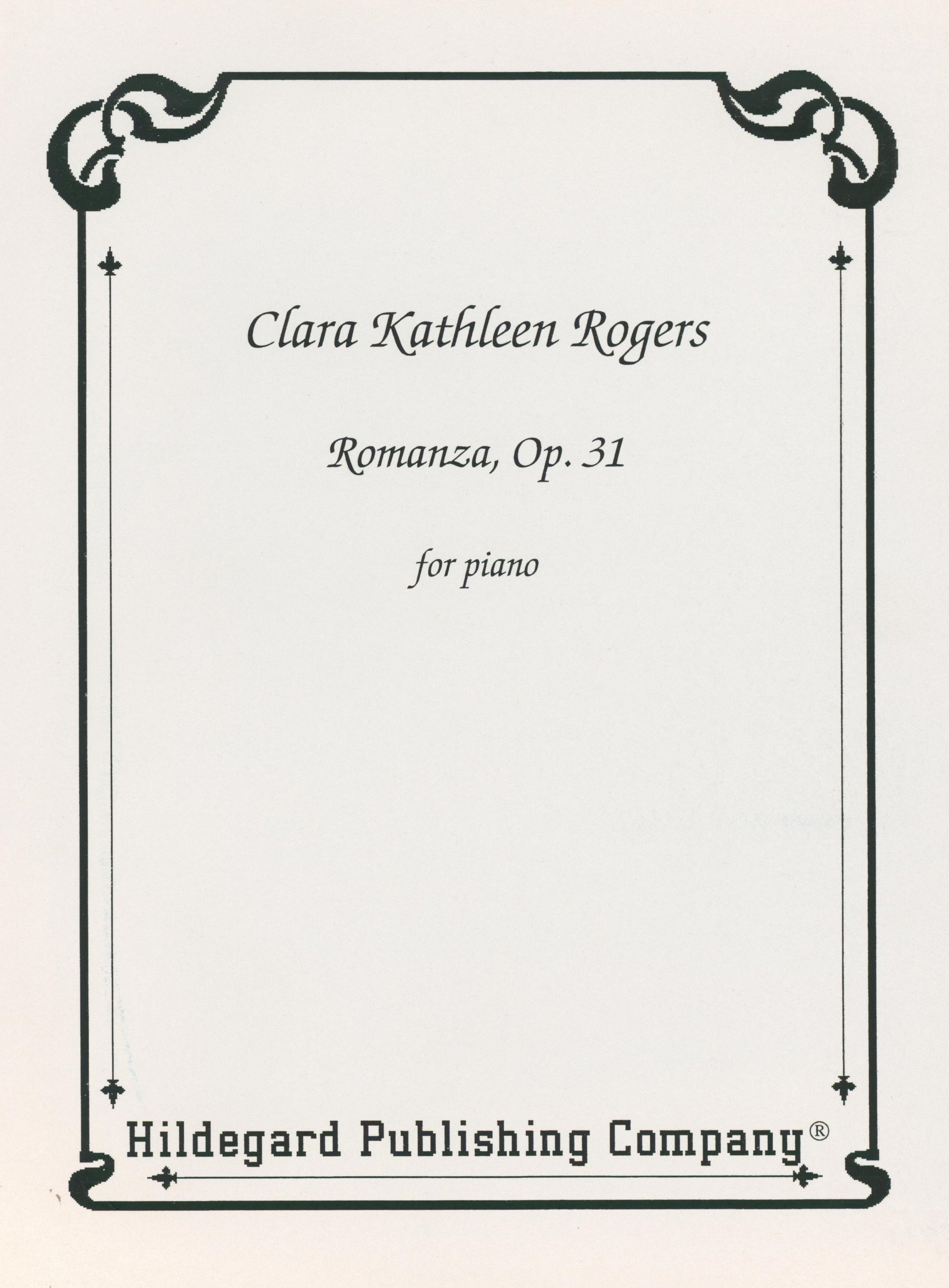 Rogers: Romanza, Op. 31