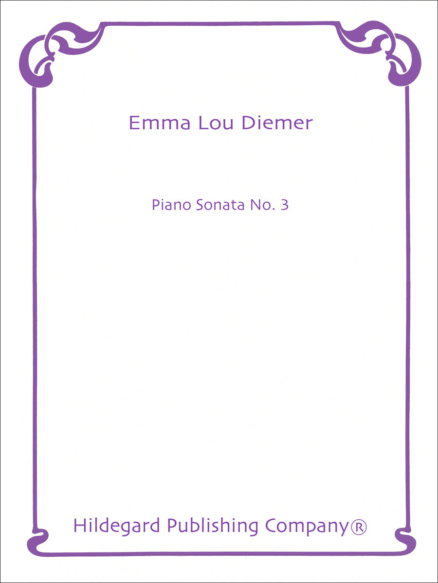 Diemer: Piano Sonata No. 3