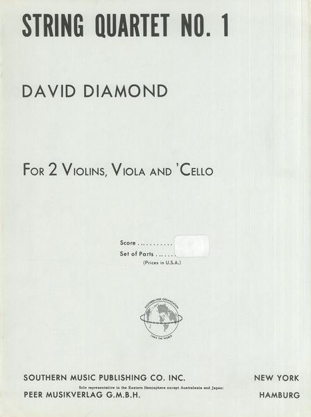 Diamond: String Quartet No. 1