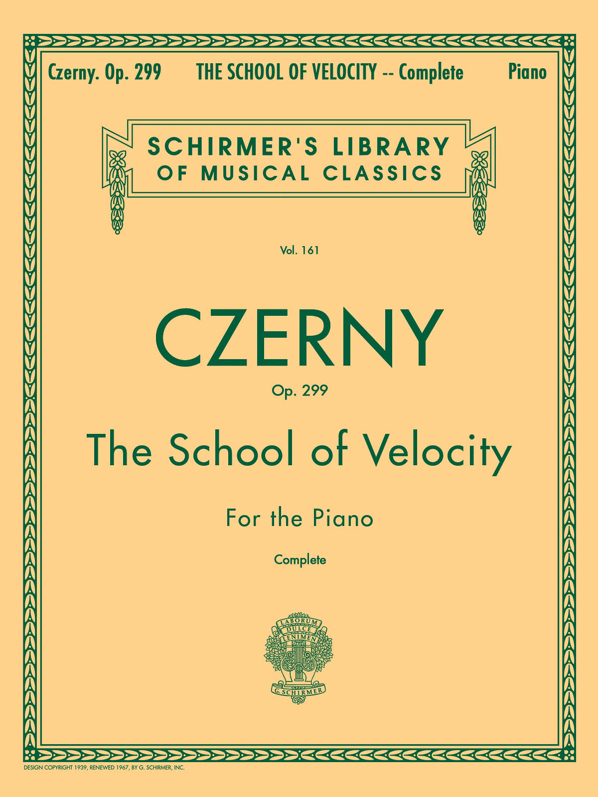 Czerny: School of Velocity, Op. 299 (Complete) – Ficks Music