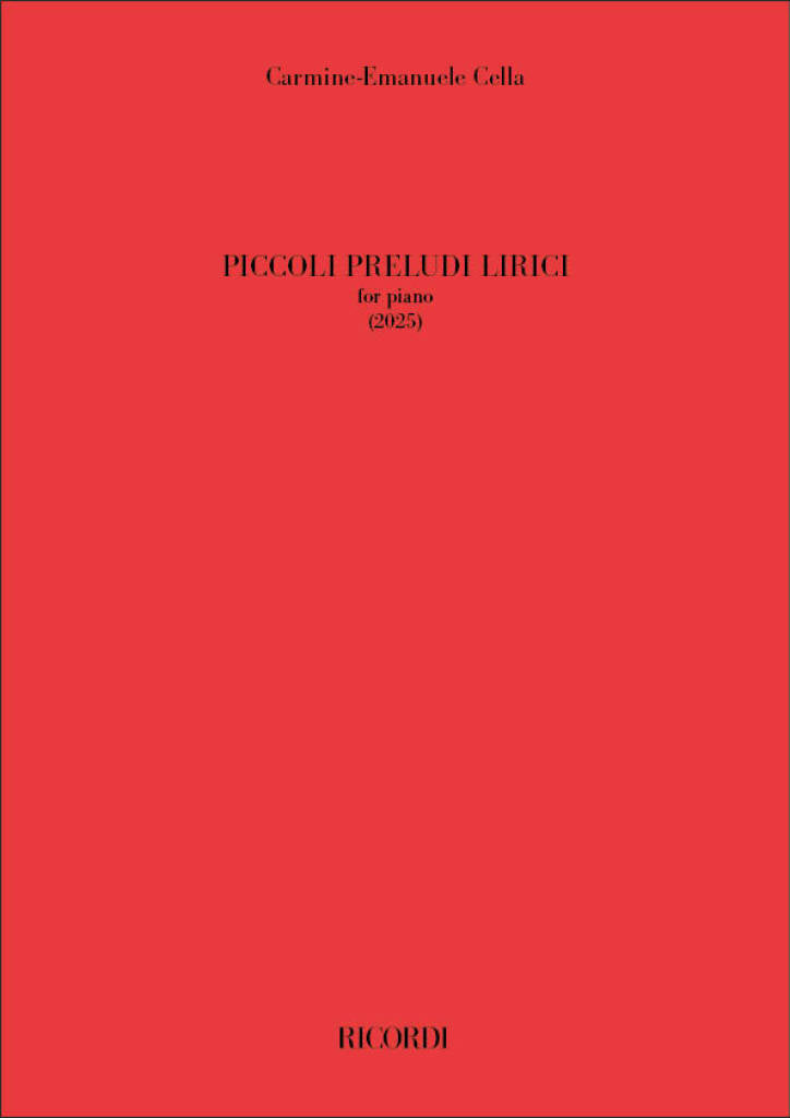 Cella: Piccoli Preludi Lirici