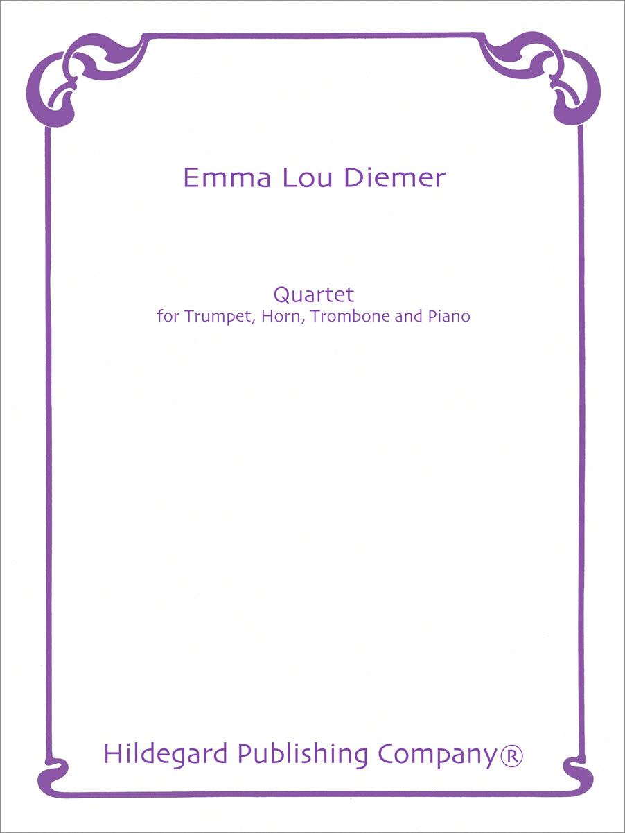 Diemer: Quartet for Trumpet, Horn, Trombone & Piano
