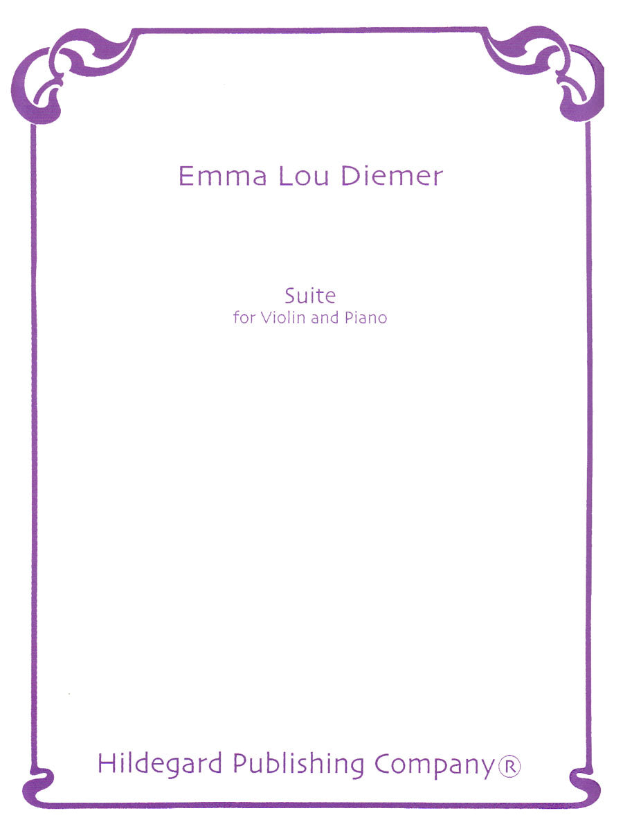 Diemer: Suite for Violin and Piano