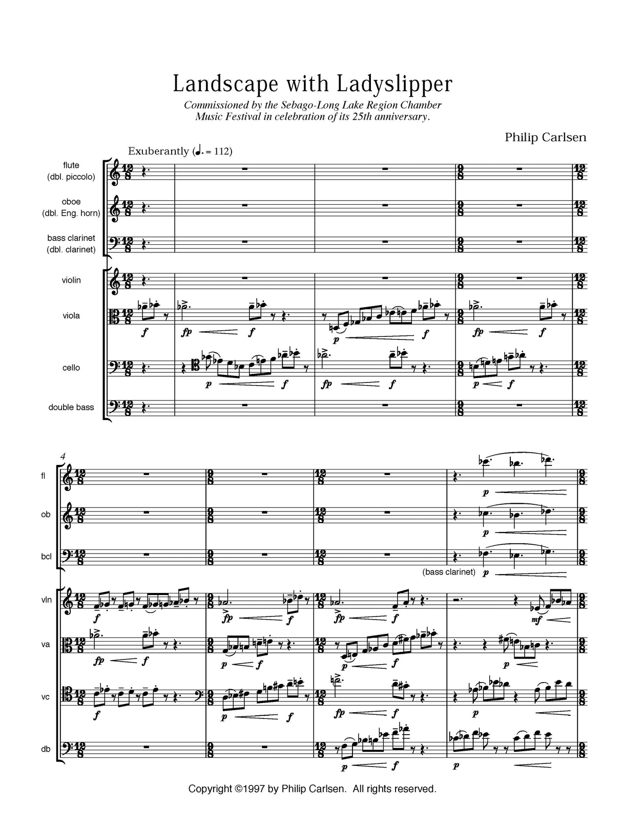 Carlsen: Landscape with Ladyslipper