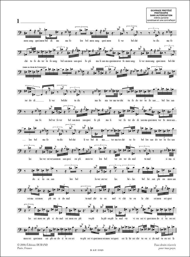 Aperghis: Quatorze Jactations