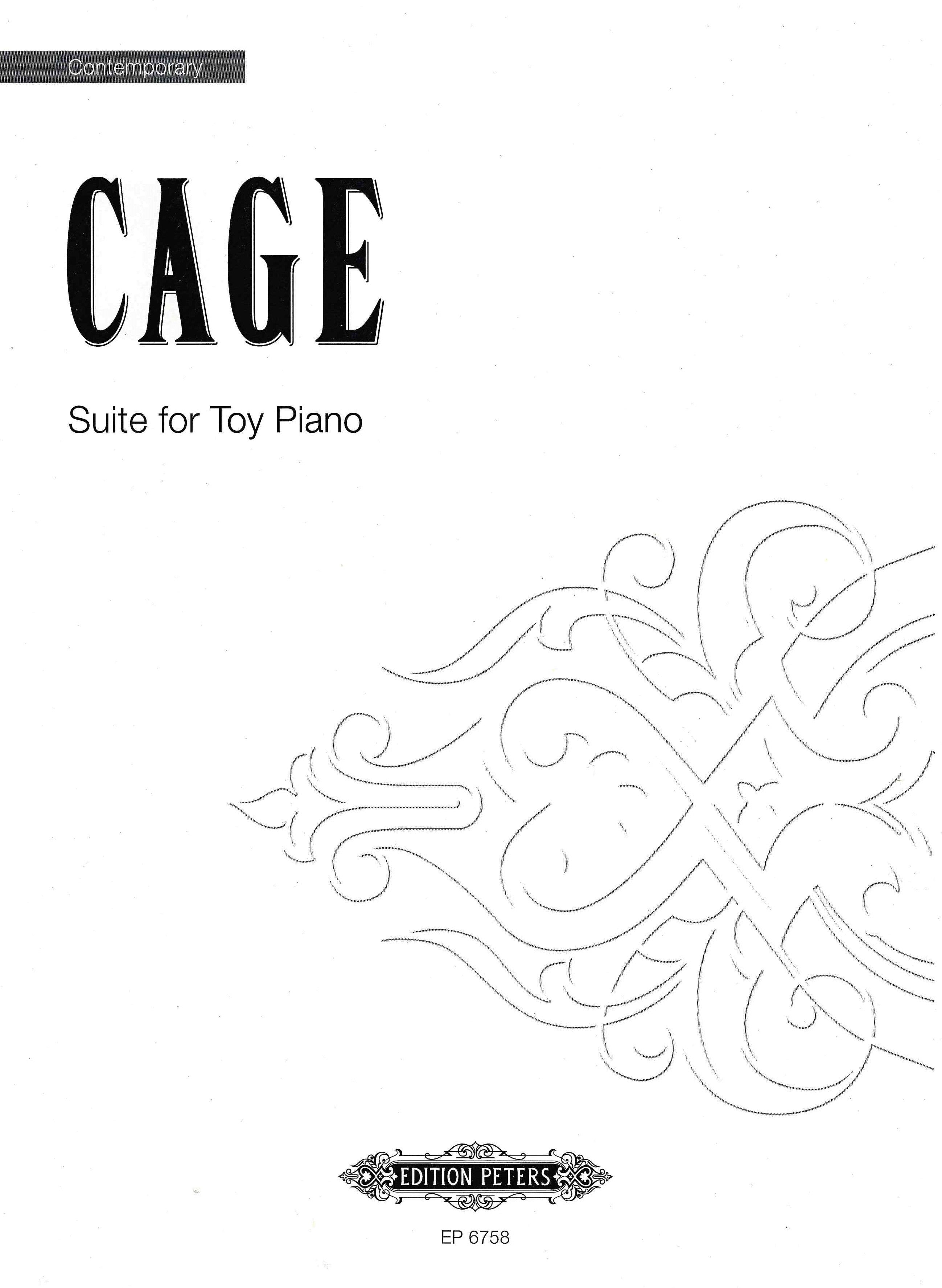 Cage: Suite for Toy Piano – Ficks Music