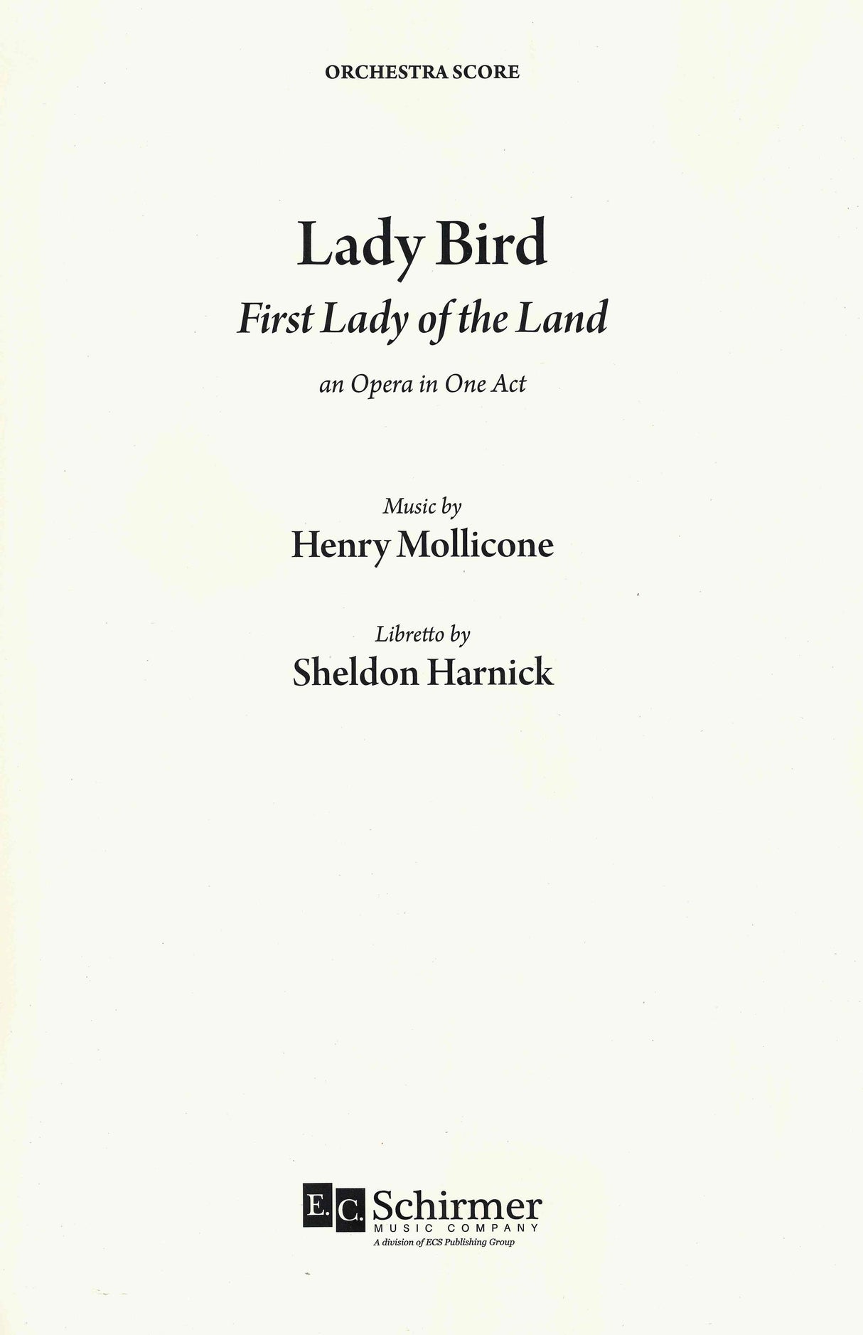 Mollicone: Lady Bird, First Lady of the Land