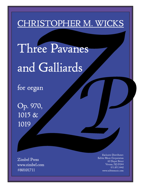 Wicks: 3 Pavanes & Galliards