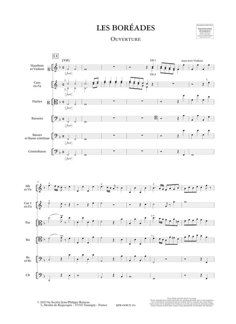 Rameau: Symphonies from Les Boréades, RCT 31