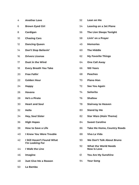 Popular Melodies – Super Easy Songbook