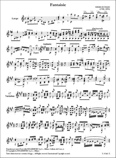 Lhoyer: Works for Solo Guitar - Volume 1