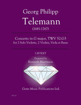 Telemann: Concerto for 2 Violas in G Major, TWV 52:G3