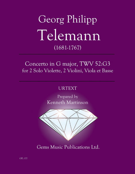 Telemann: Concerto for 2 Violas in G Major, TWV 52:G3