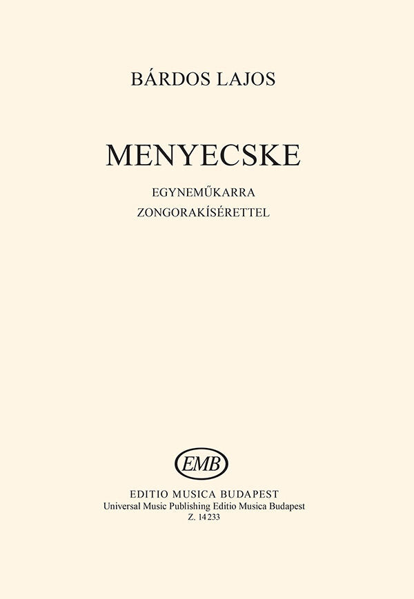 Bárdos: Menyecske