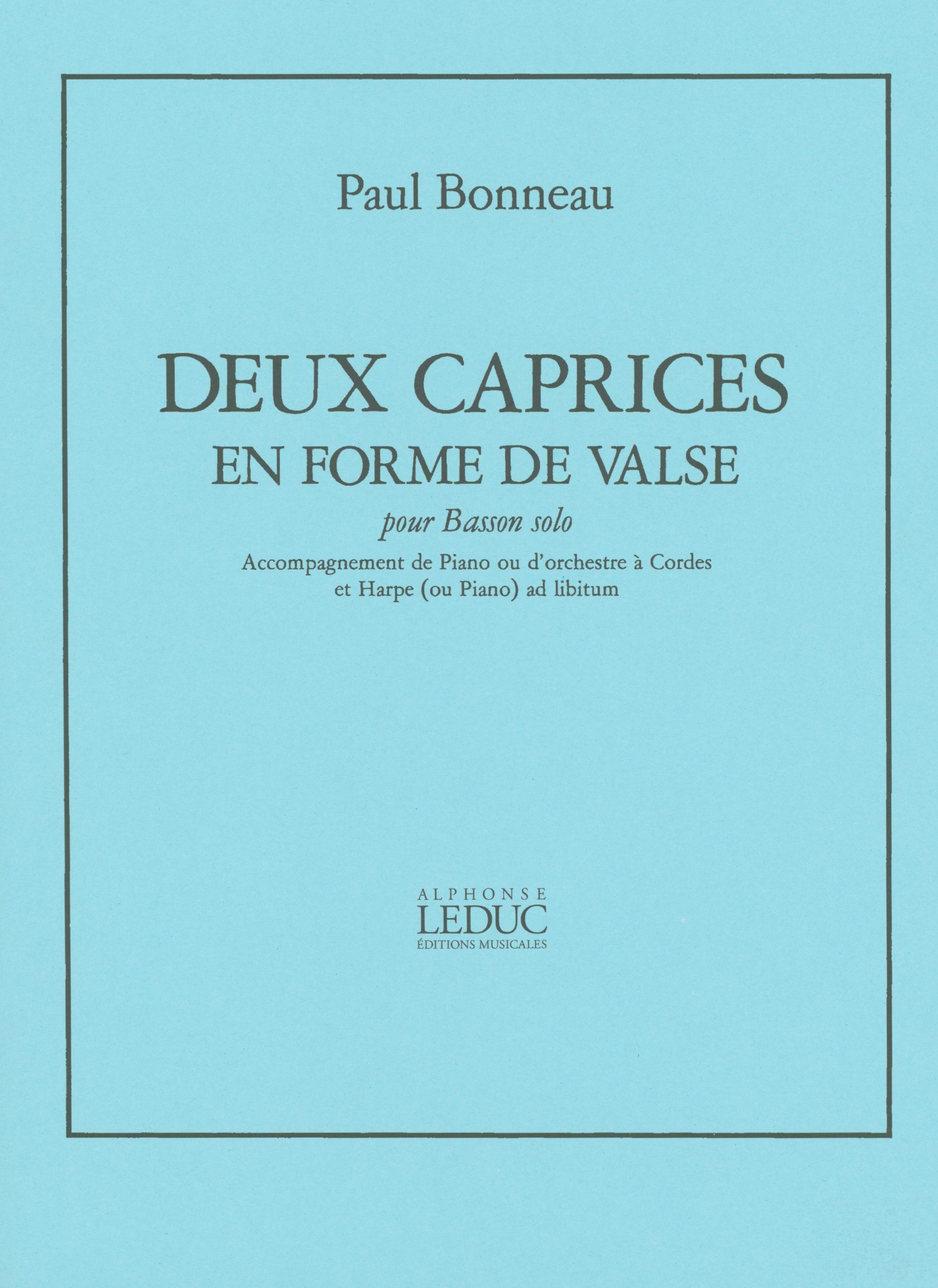 Bonneau: 2 Caprices en forme de valse – Ficks Music