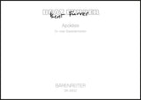 Furrer: Apoklisis