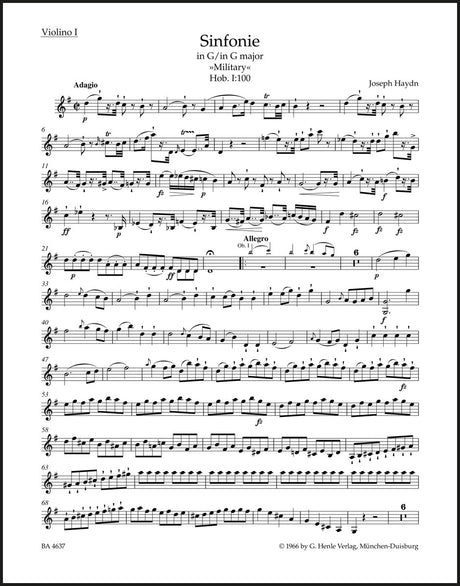 Haydn: Symphony in G Major, Hob. I:100