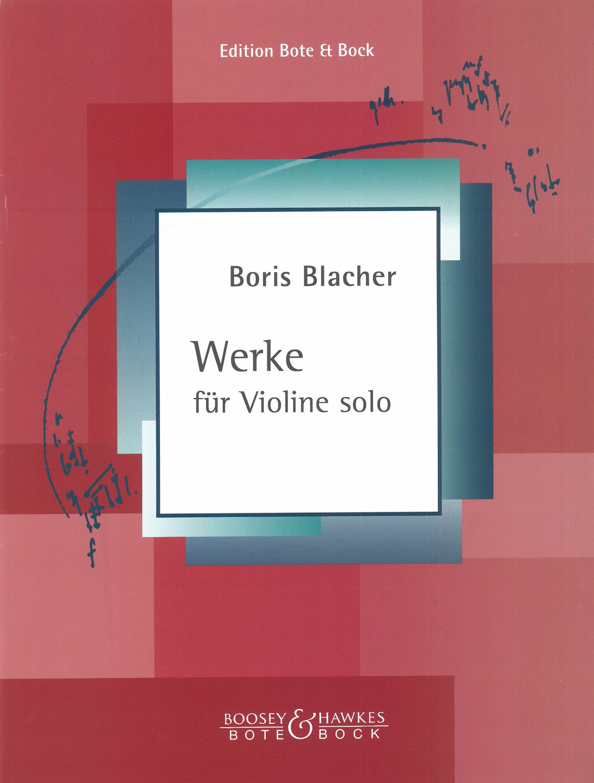 Blacher: Works for Solo Violin