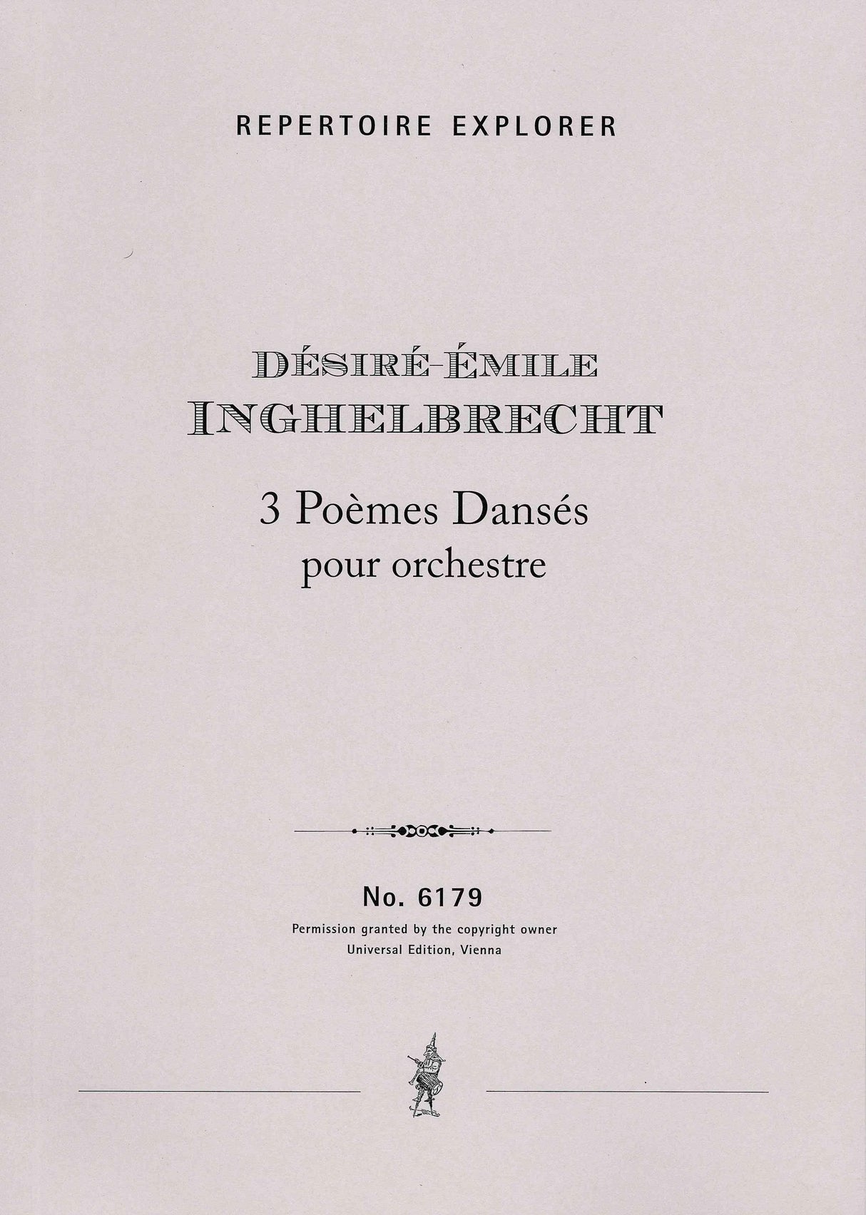 Inghelbrecht: 3 Poèmes Dansés