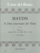 Haydn: 2 Duo concertants after Hob. III:25-26 (arr. for 2 flutes)
