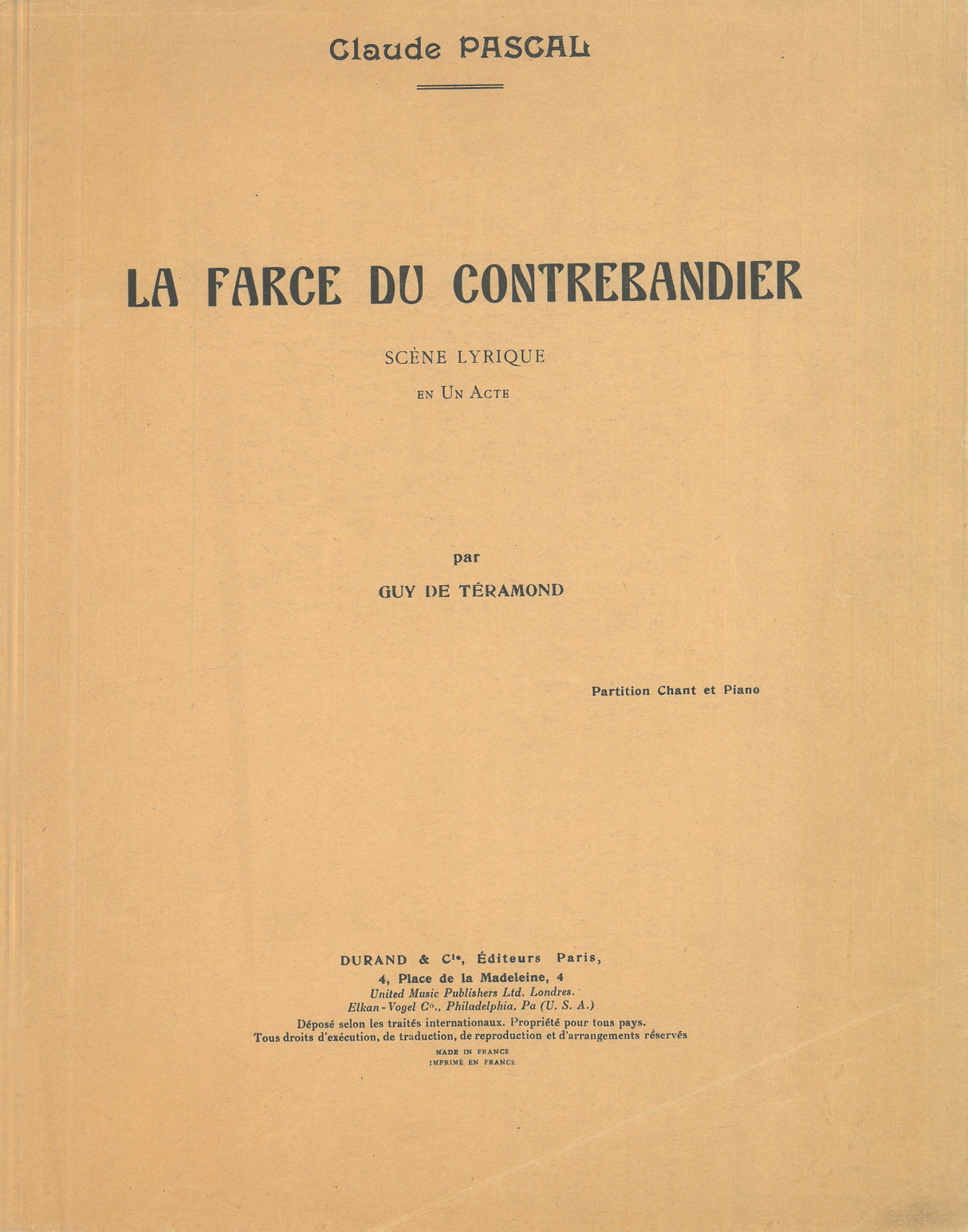 Pascal: La farce du contre Bandier