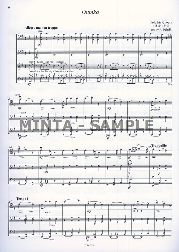 Chamber music for Cellos - Volume 7 (3 Cellos)