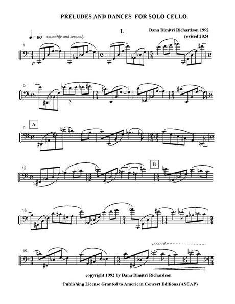 D. Richardson: Preludes & Dances