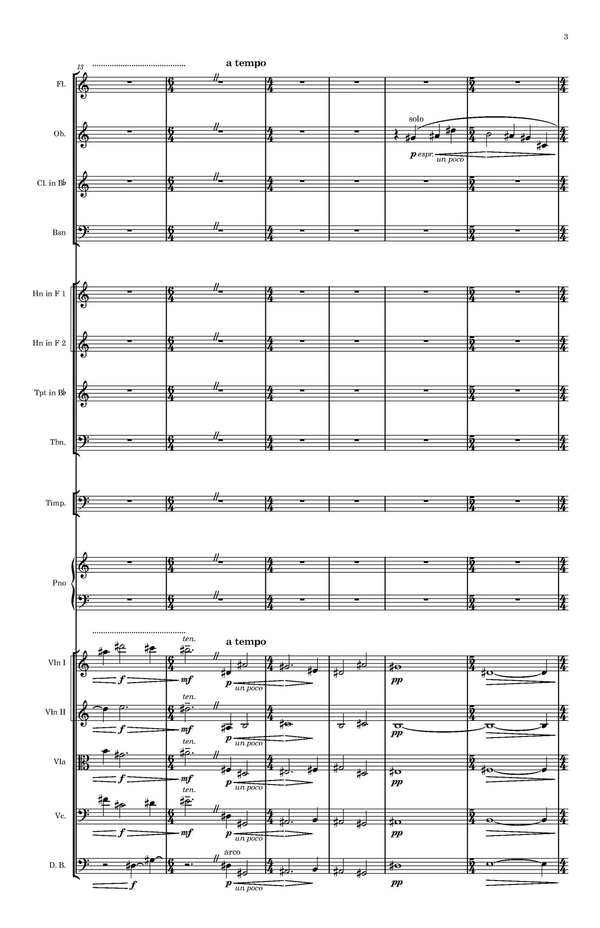 R. Stern: Prologue for Small Orchestra