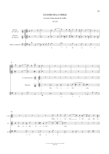 Charpentier: Litanies de la Vierge, H. 83