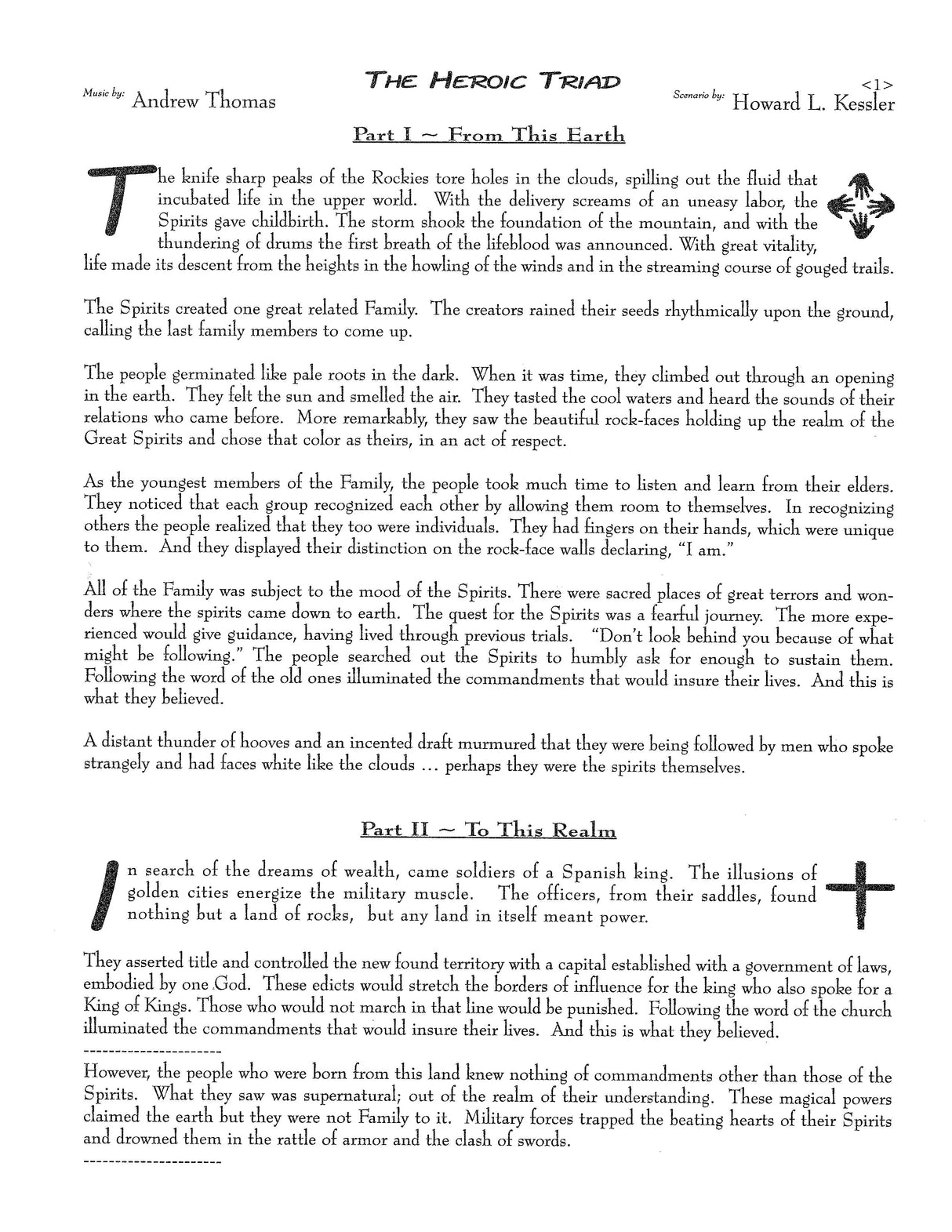 A. Thomas: The Heroic Triad