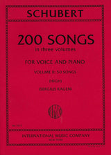 Schubert: 200 Songs. - Volume II. 50 Songs