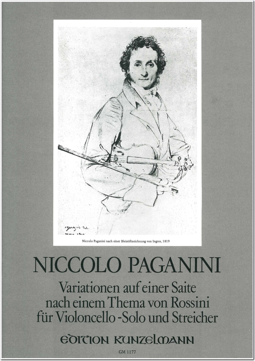 Paganini: Sonata "a Preghiera" (arr. for cello & orchestra)