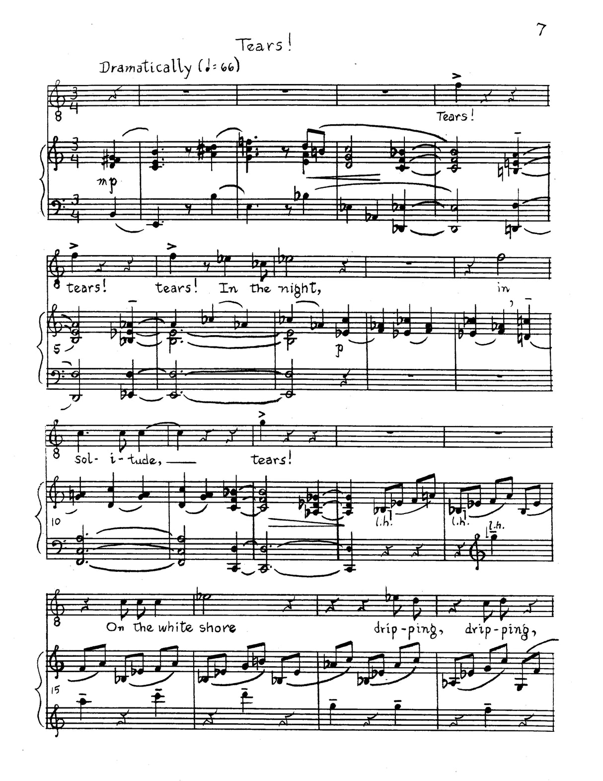 Borroff: Five Whitman Songs
