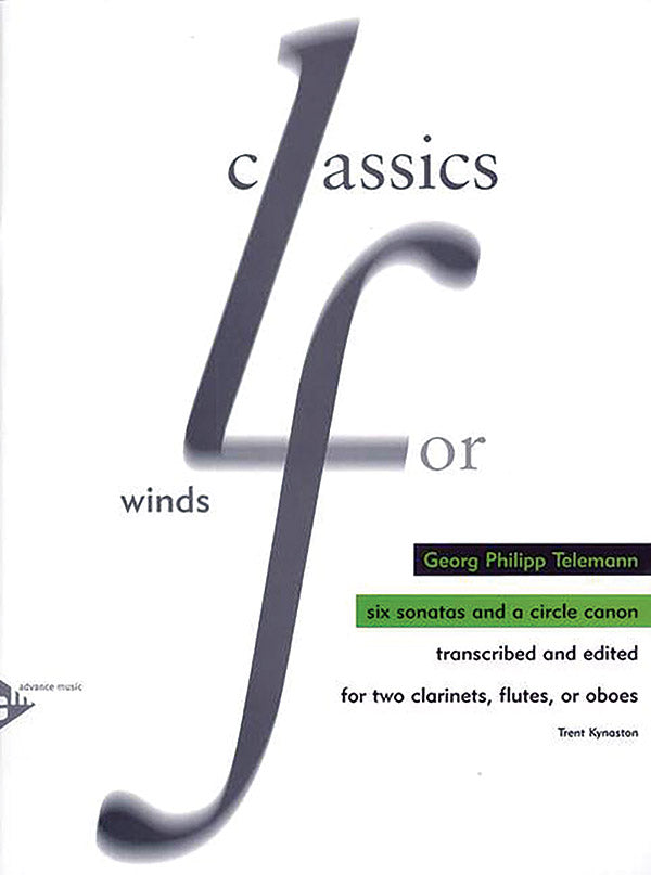 Telemann: 6 Sonatas and a Circle Canon (arr. for 2 wind instruments)