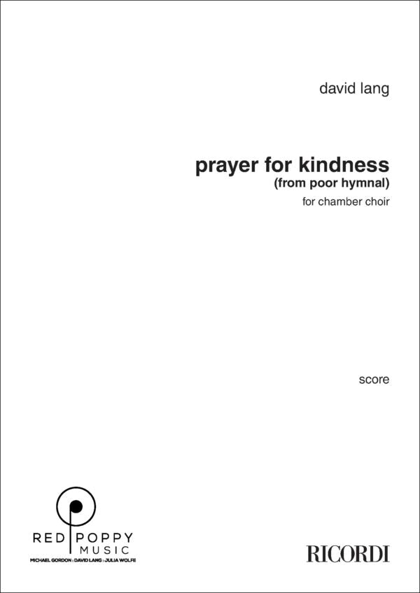 Lang: Prayer of Kindness